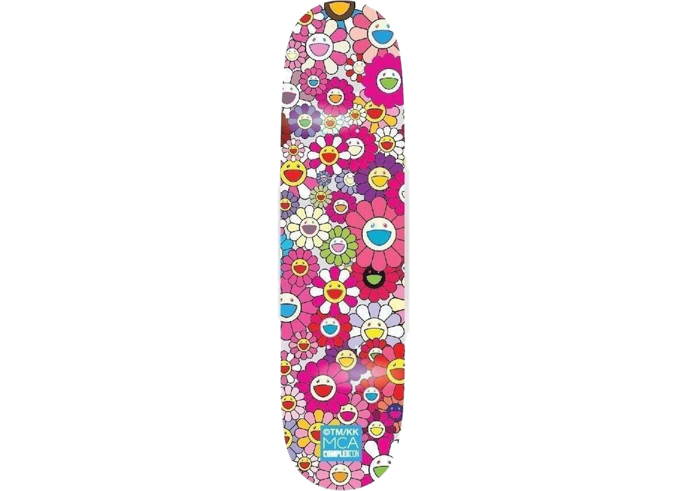 Takashi Murakami x Takashi Murakami Flower Skateboard Deck Pink