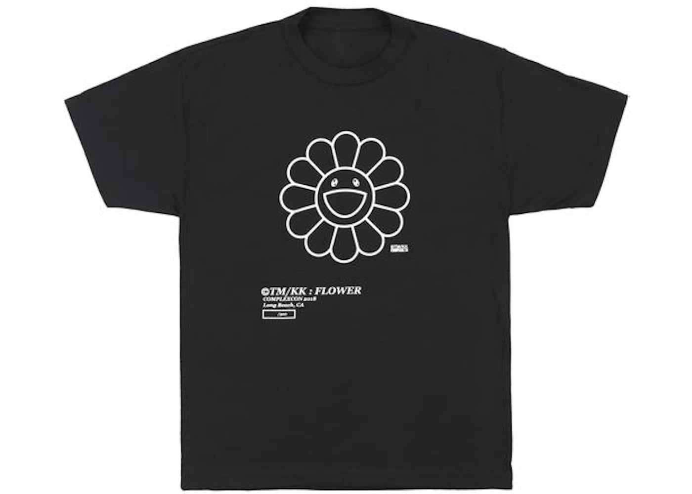 Takashi Murakami Flower Tee Black