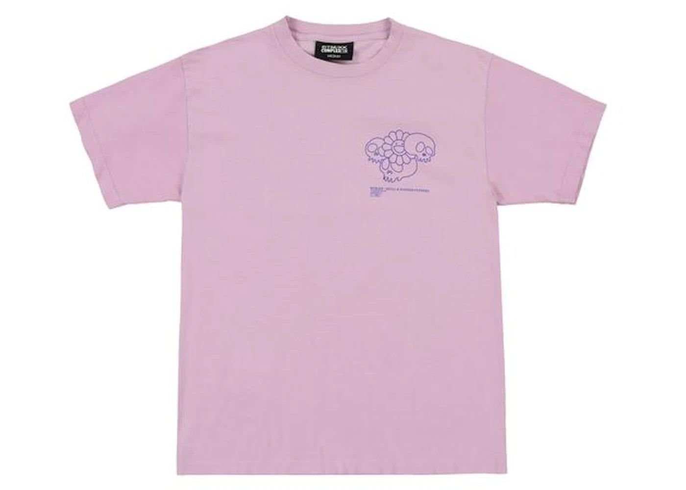 Takashi Murakami Skull & Flower Tee Pink