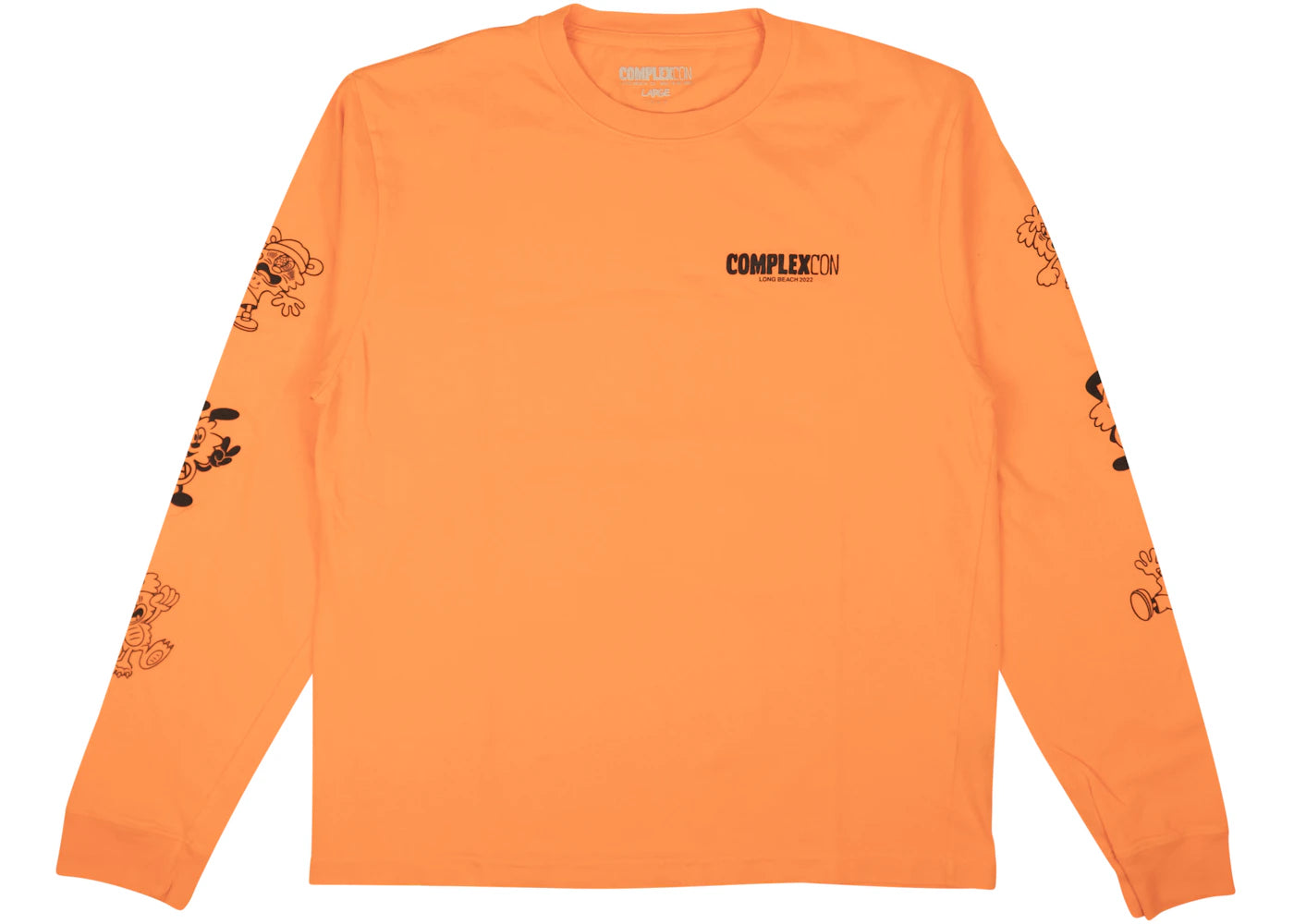 ComplexCon x Verdy Long Sleeve T-Shirt Orange