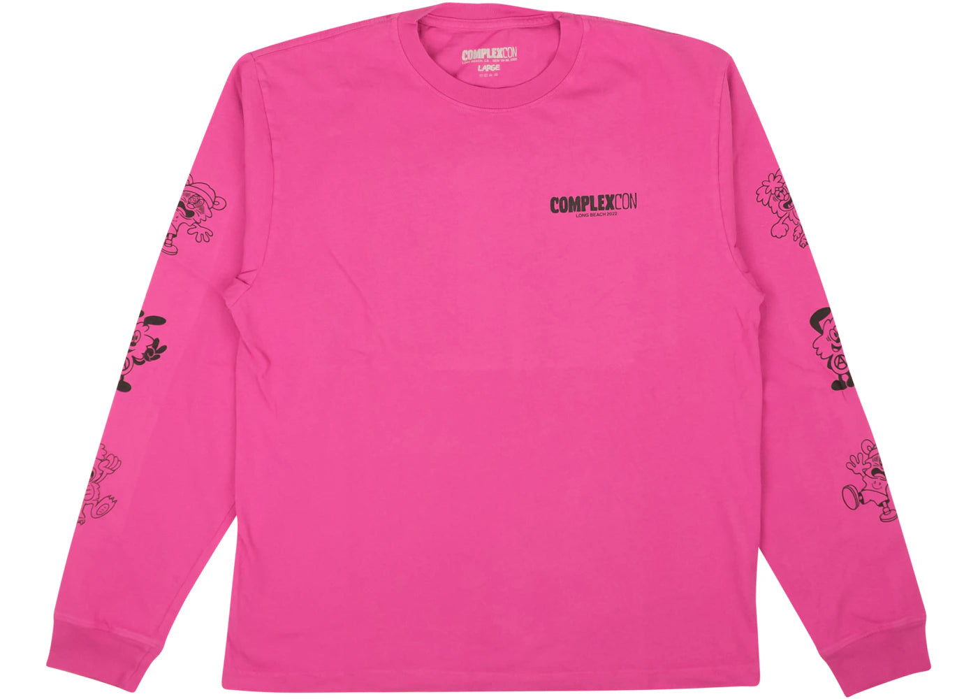 ComplexCon x Verdy Pink Long Sleeve T-Shirt Pink