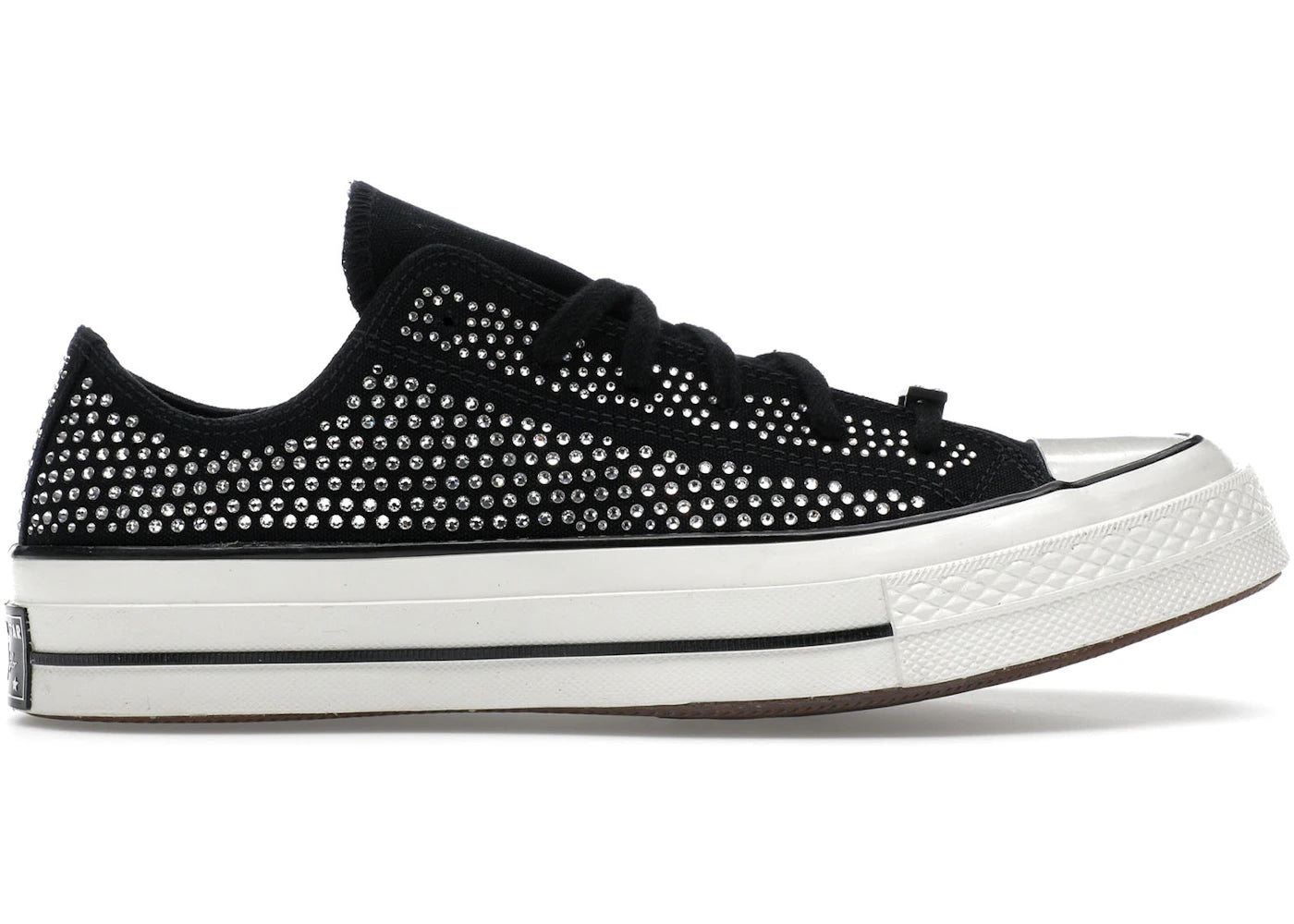 Converse Chuck 70 Low Swarovski Black White – Side Kicks