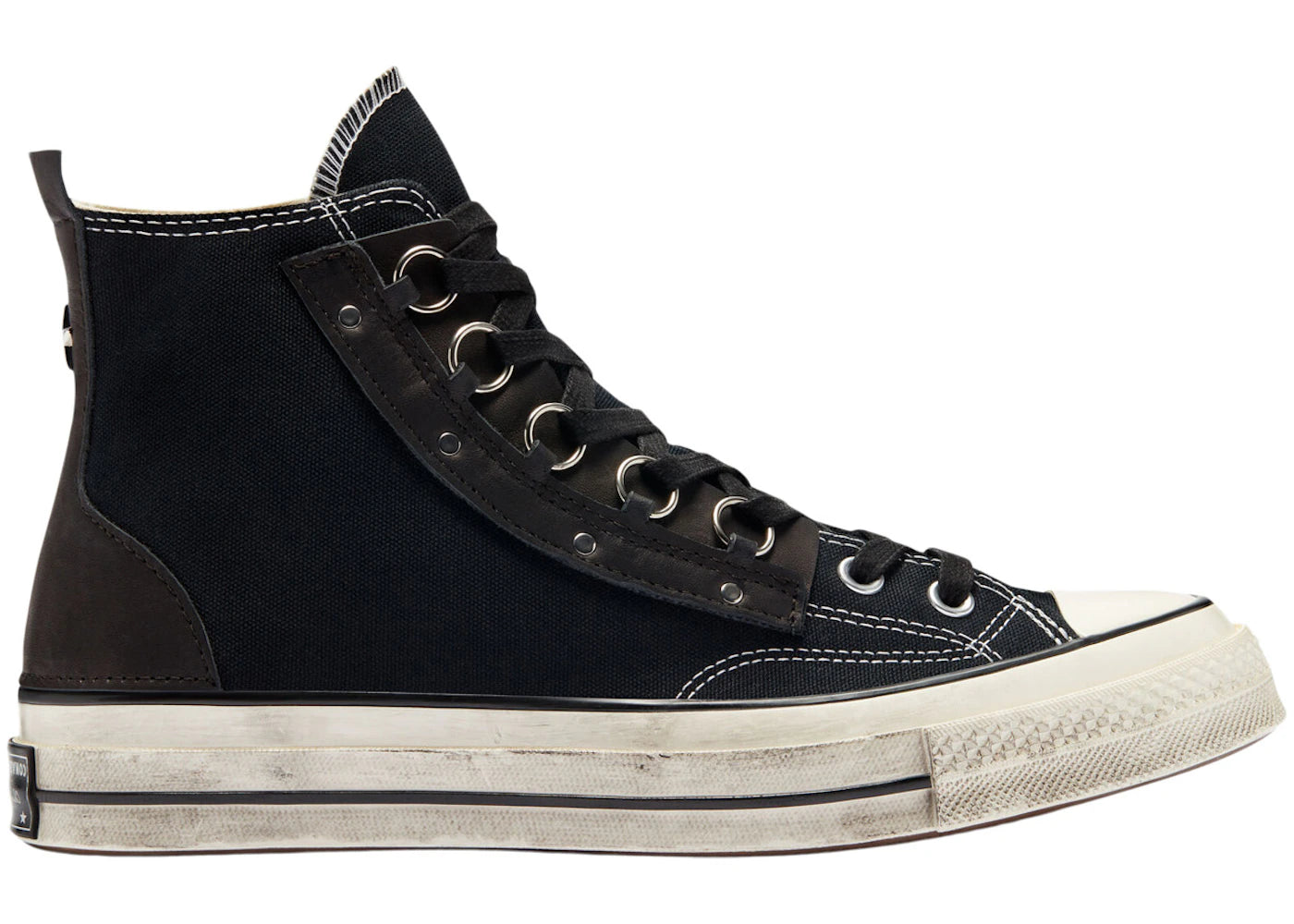 Converse Chuck Taylor All Star 70 Hi Punk Academia Black Metal Ring