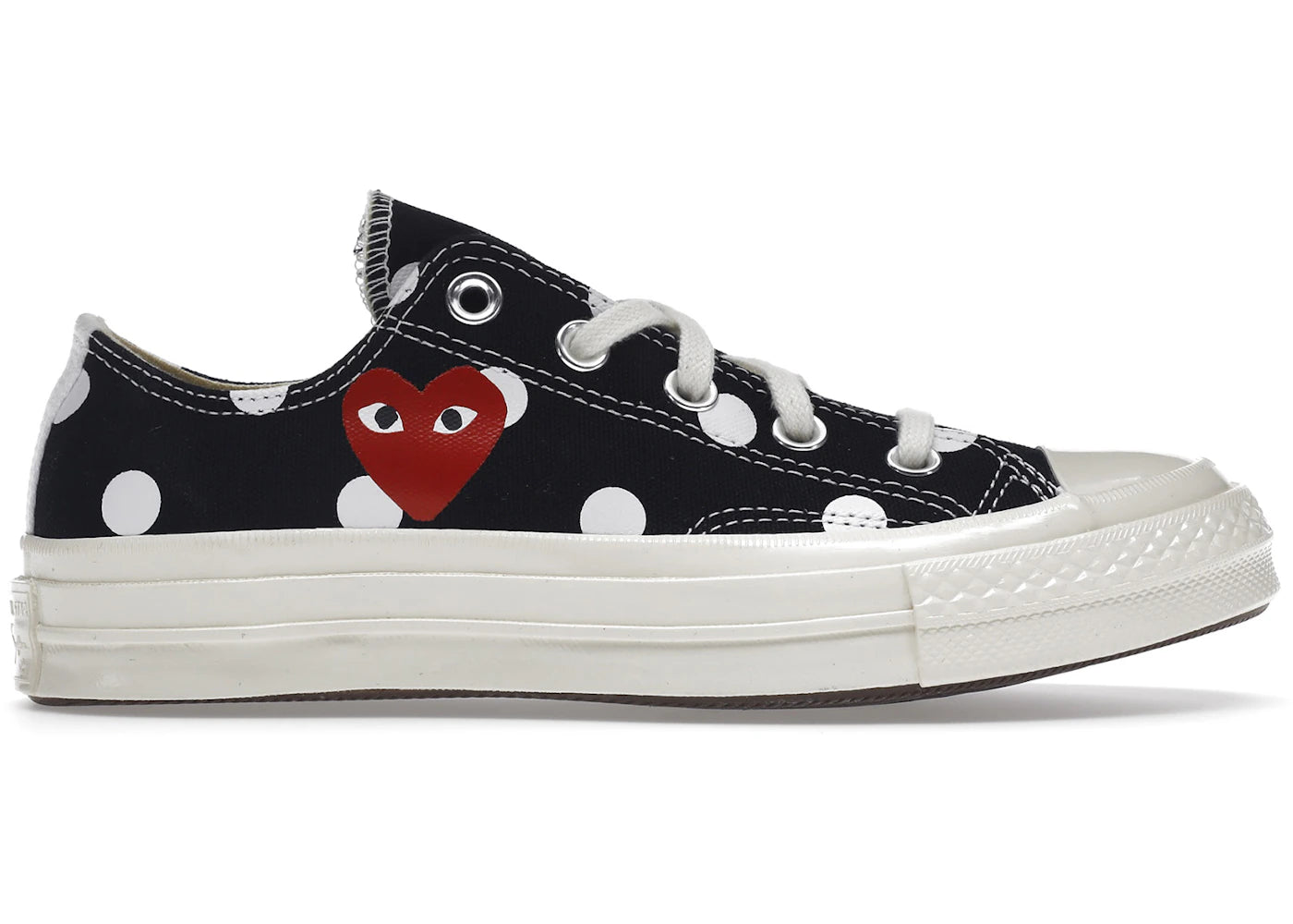 Converse Chuck Taylor All Star 70 Ox Comme des Garcons PLAY  Polka Dot Black