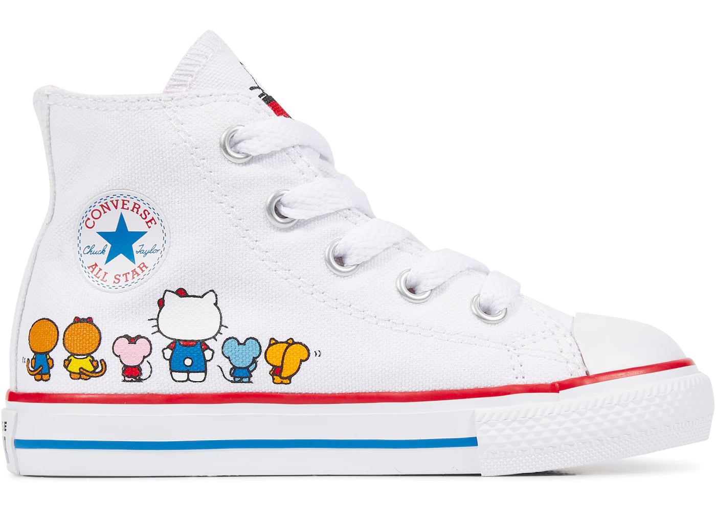 Converse Chuck Taylor All Star Hi Hello Kitty White (TD)