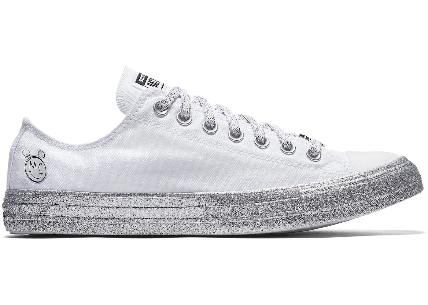 Converse Chuck Taylor All Star Low Miley Cyrus White Silver