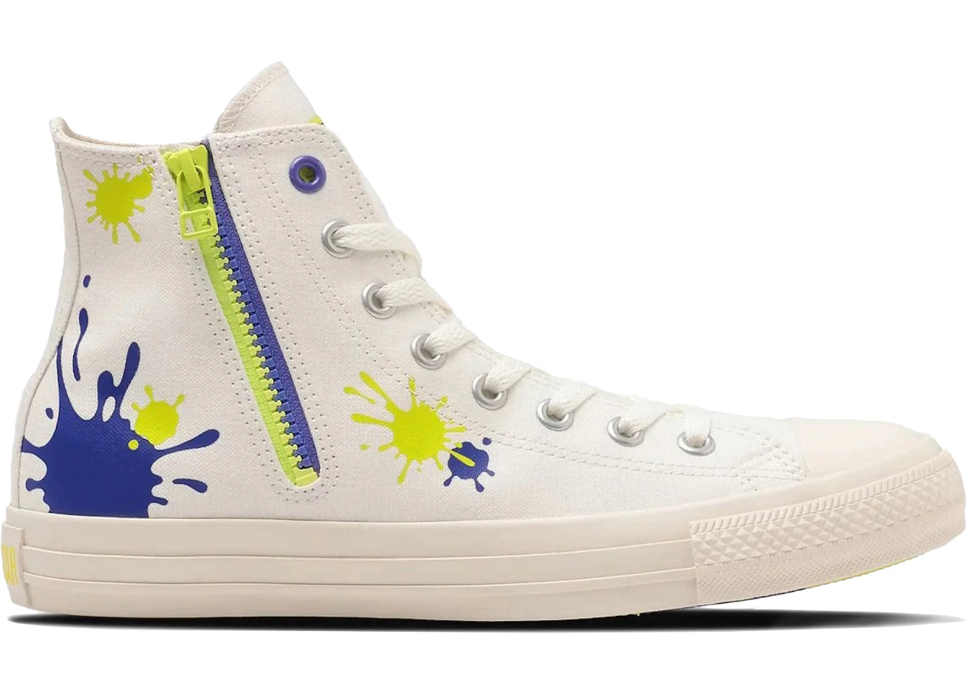 Converse Chuck Taylor All Star Zip Hi Splatoon 3 White