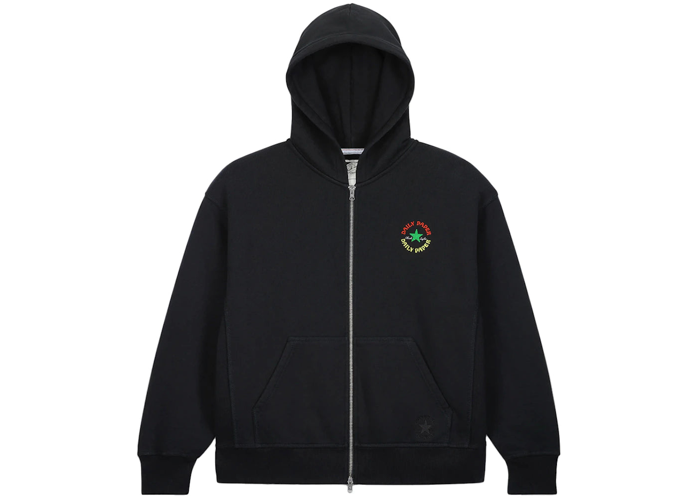 Converse Full Zip Hoodie Black
