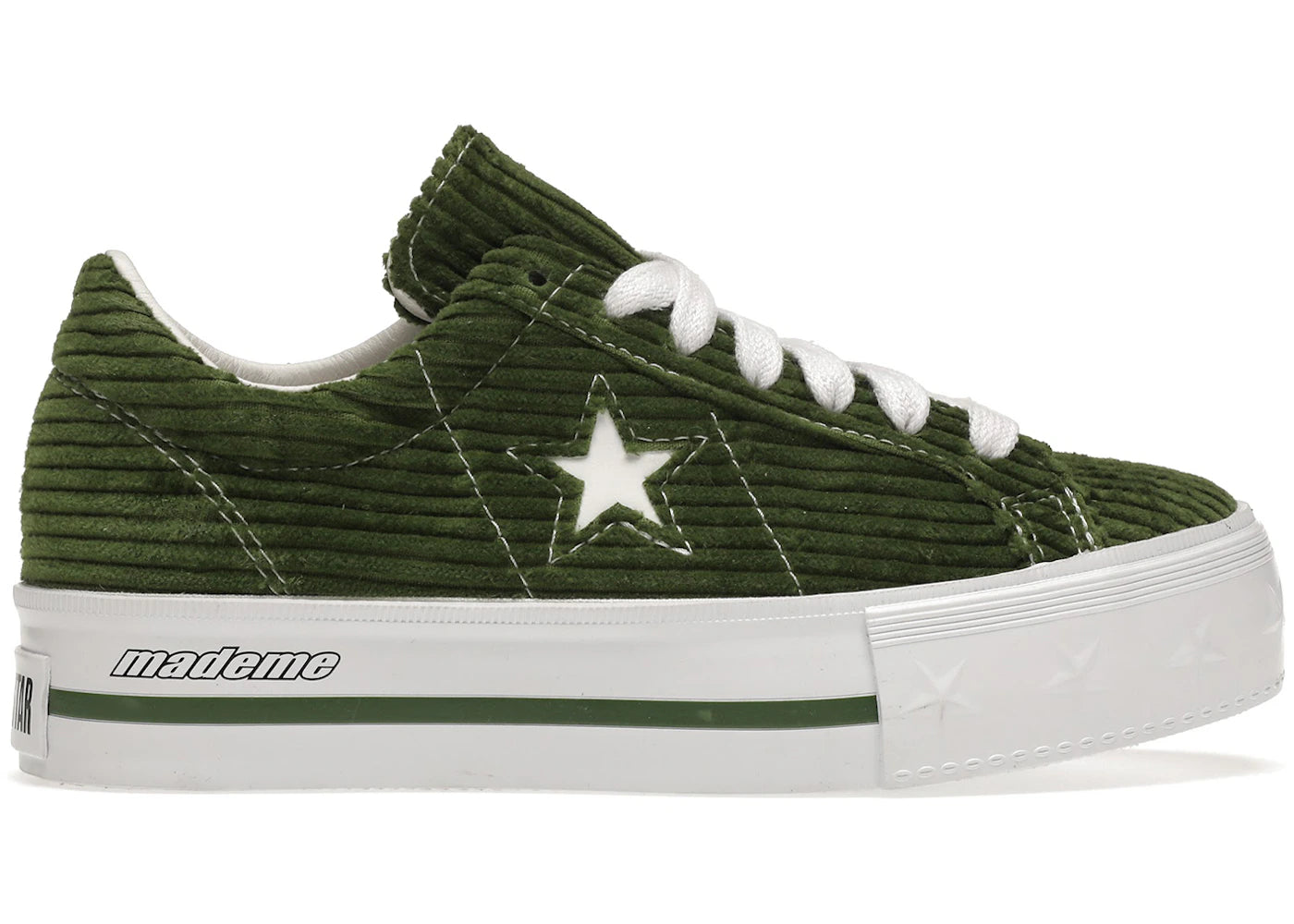 Converse One Star Platform Ox MadeMe Garden Green (Women's)