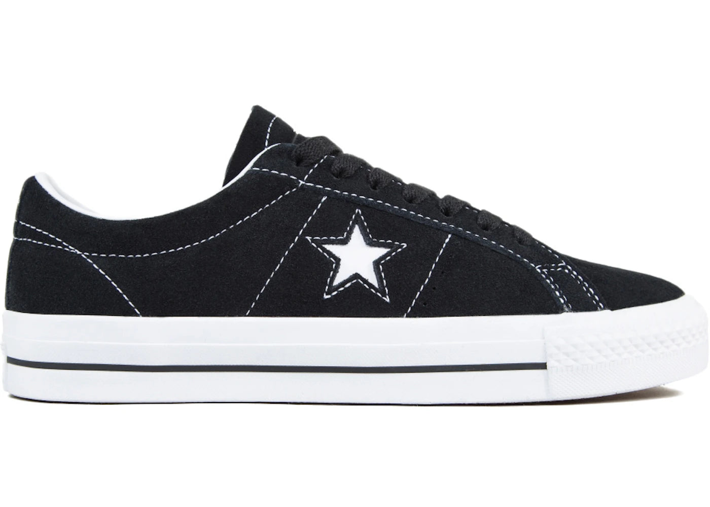 Converse One Star Pro Ox Black Black White
