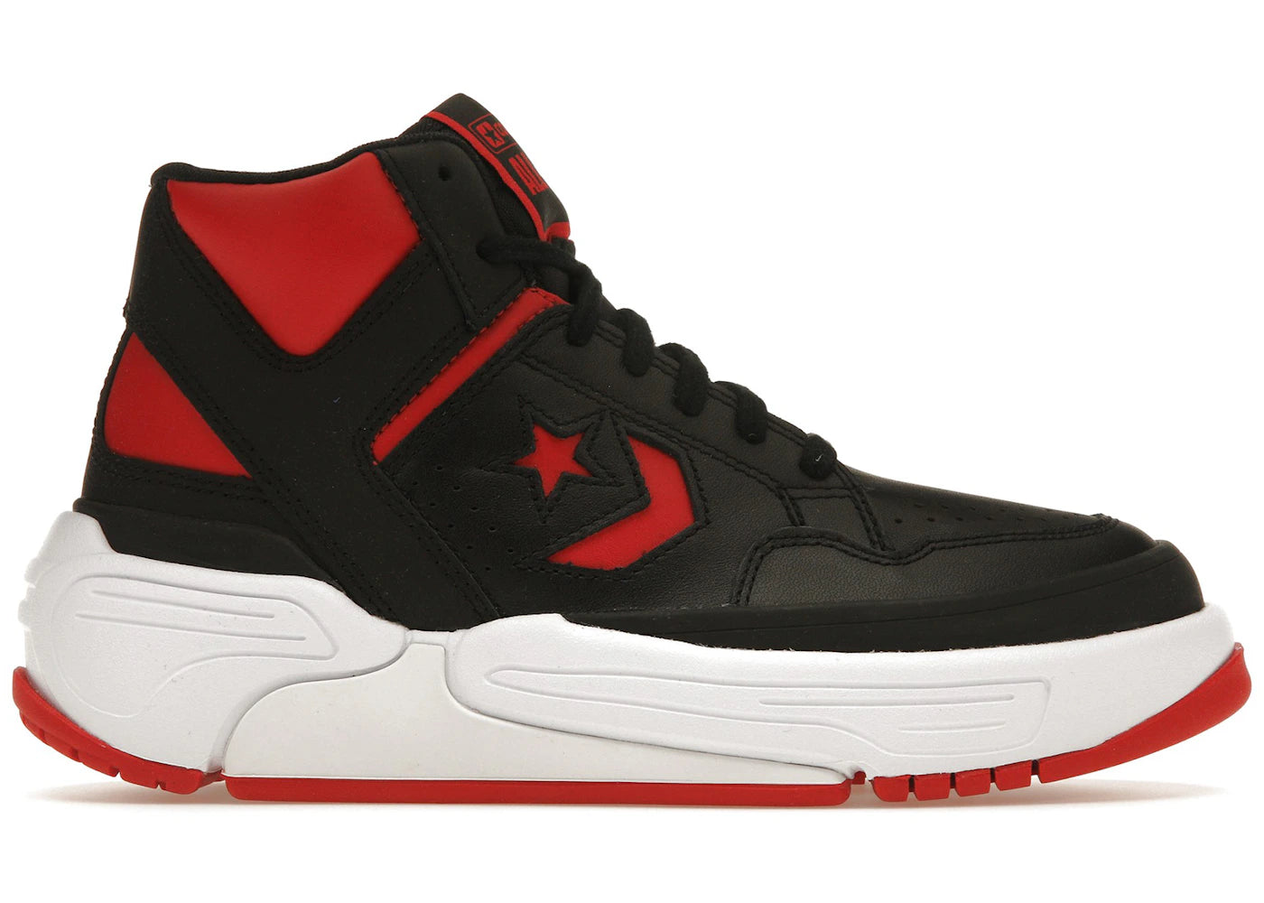 Converse Weapon CX Mid Black Casino White Colorblocked Leather