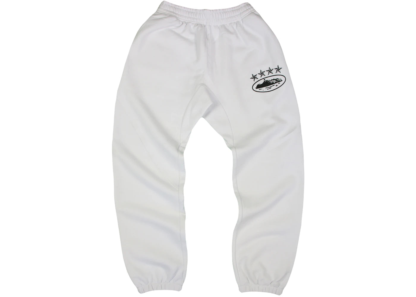 Corteiz 4Starz Alcatraz Sweatpants White