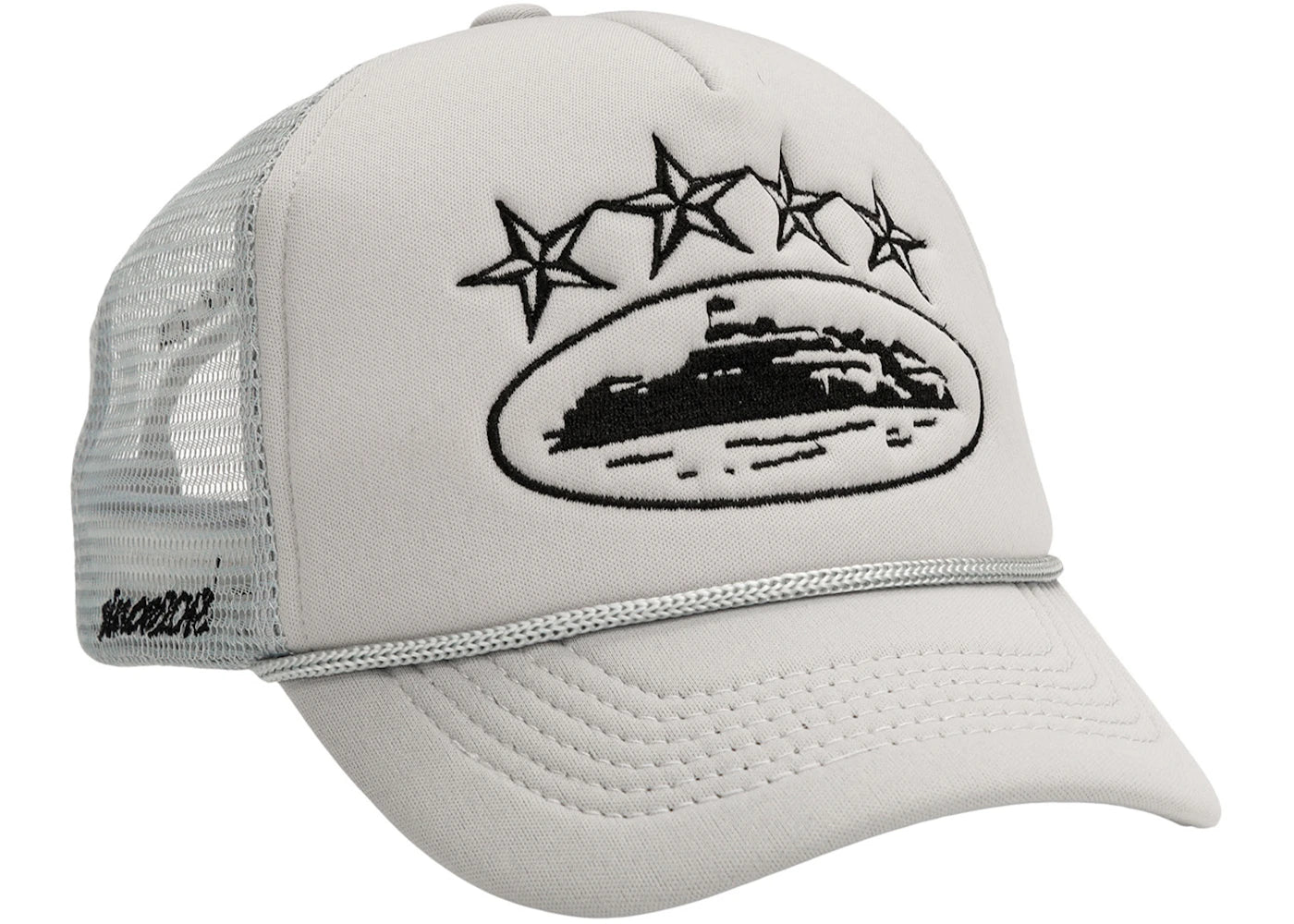 Corteiz 4Starz Alcatraz Trucker Hat Grey