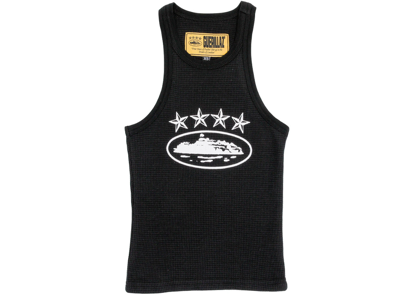 Corteiz 4Starz Alcatraz Womens Tank Top Black