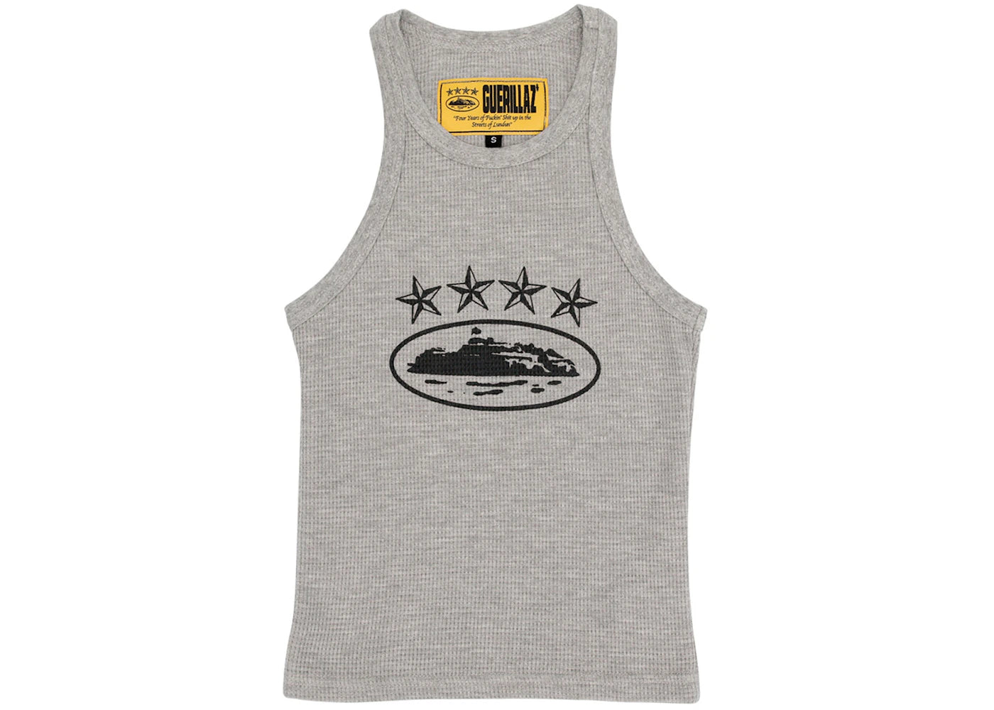 Corteiz 4Starz Alcatraz Womens Tank Top Grey