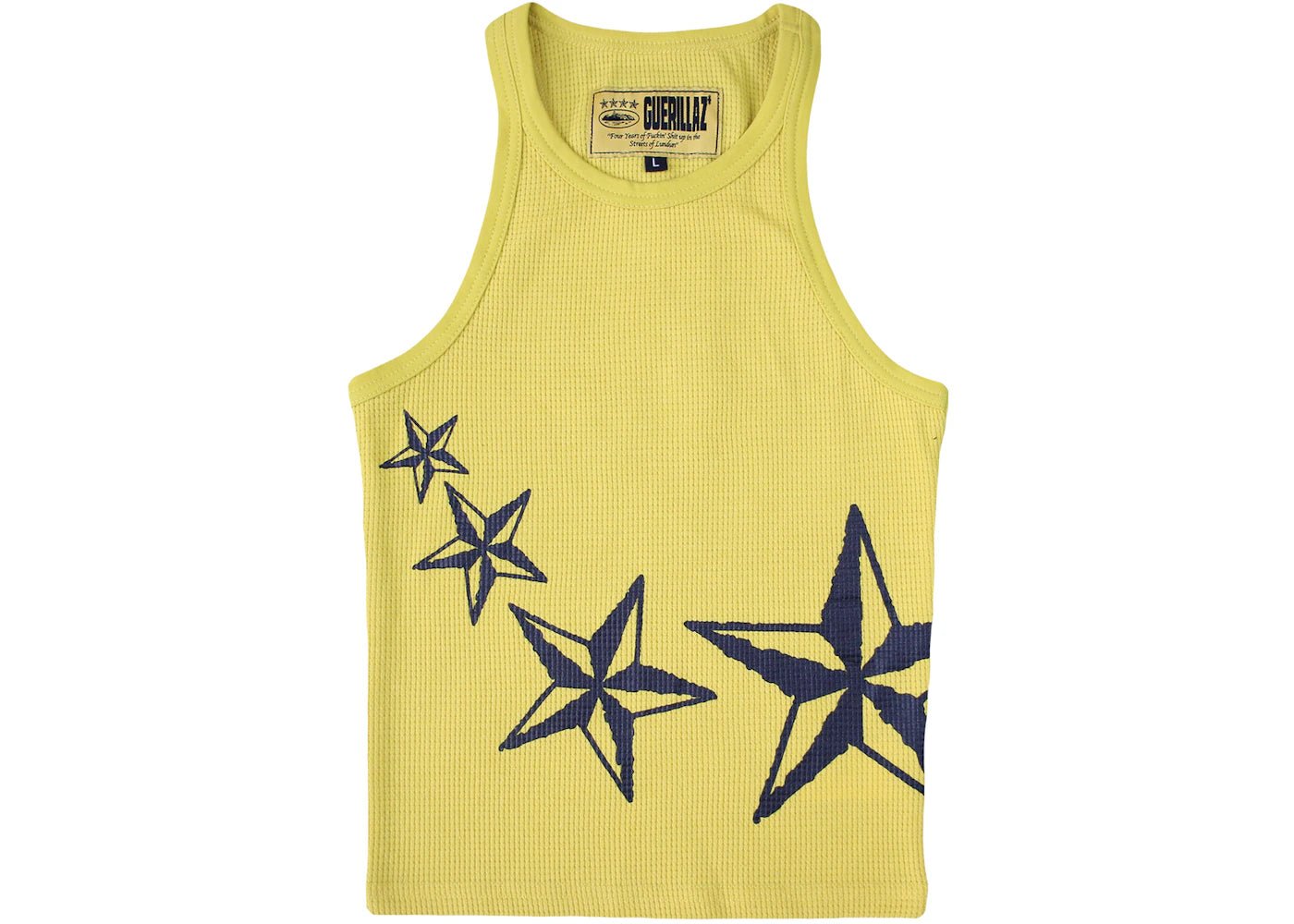 Corteiz 4Starz Motion Womens Tank Top Yellow