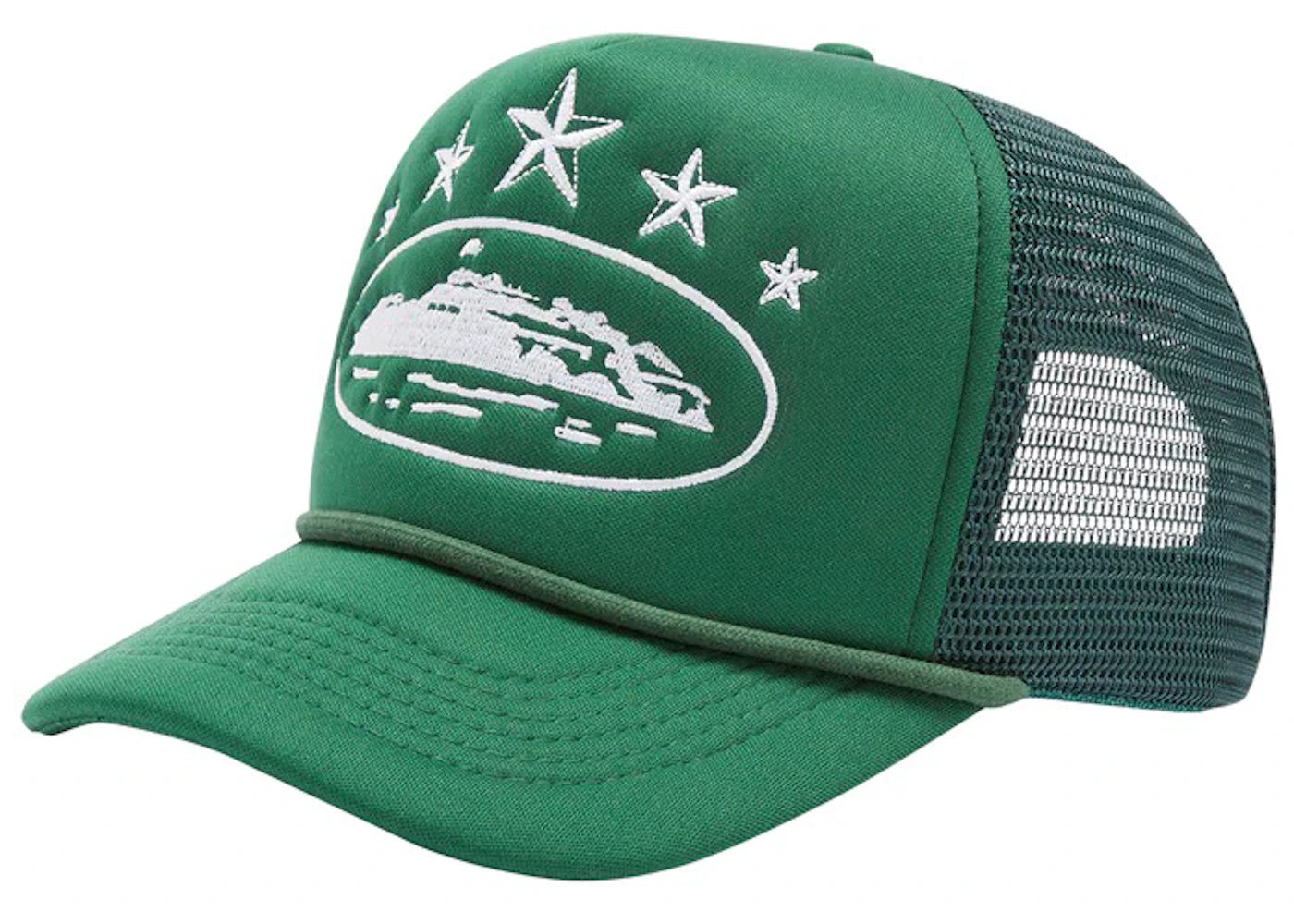 Corteiz 5 Starz Alcatraz Trucker Green