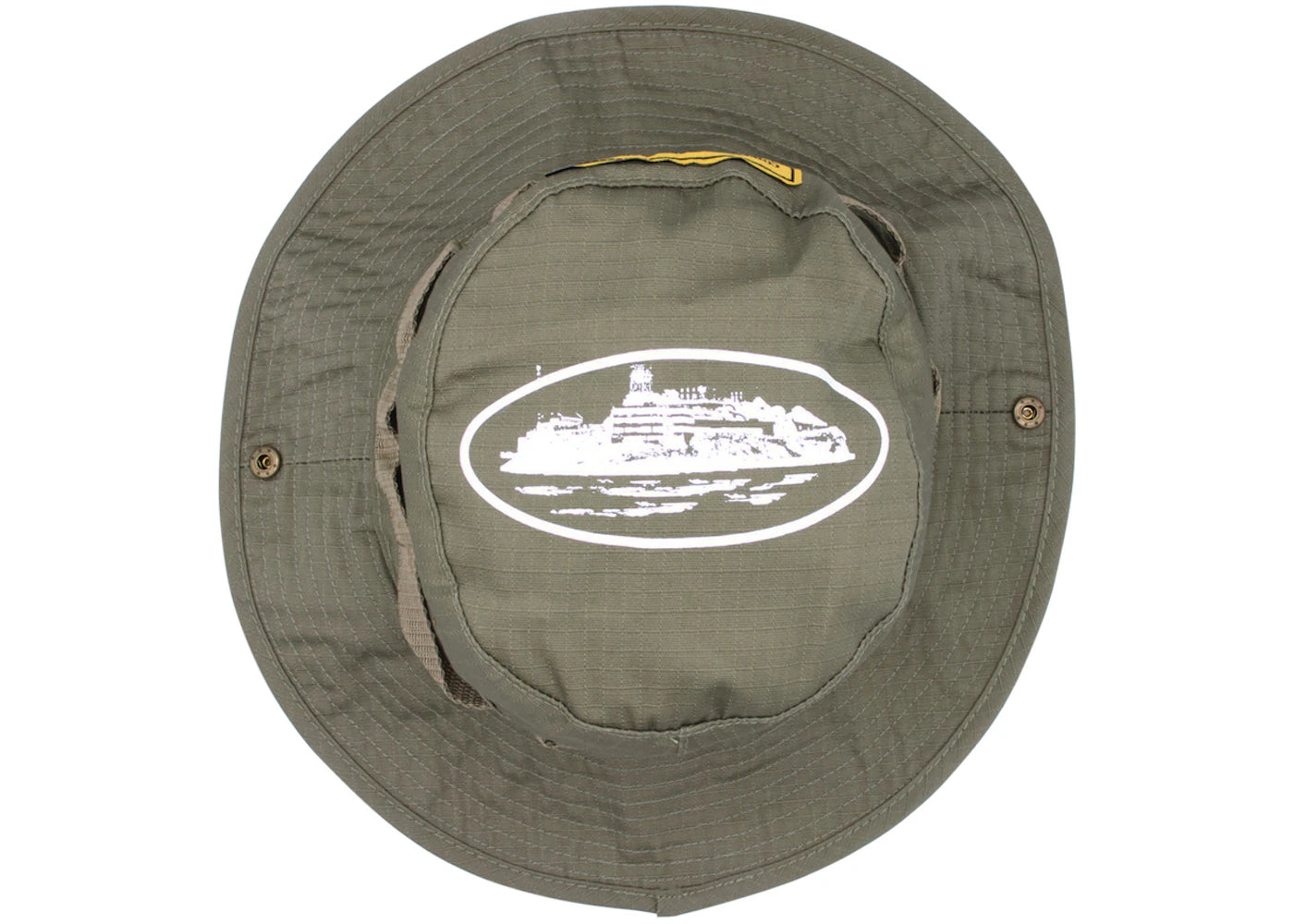 Corteiz Alcatraz Bucket Hat Khaki Green