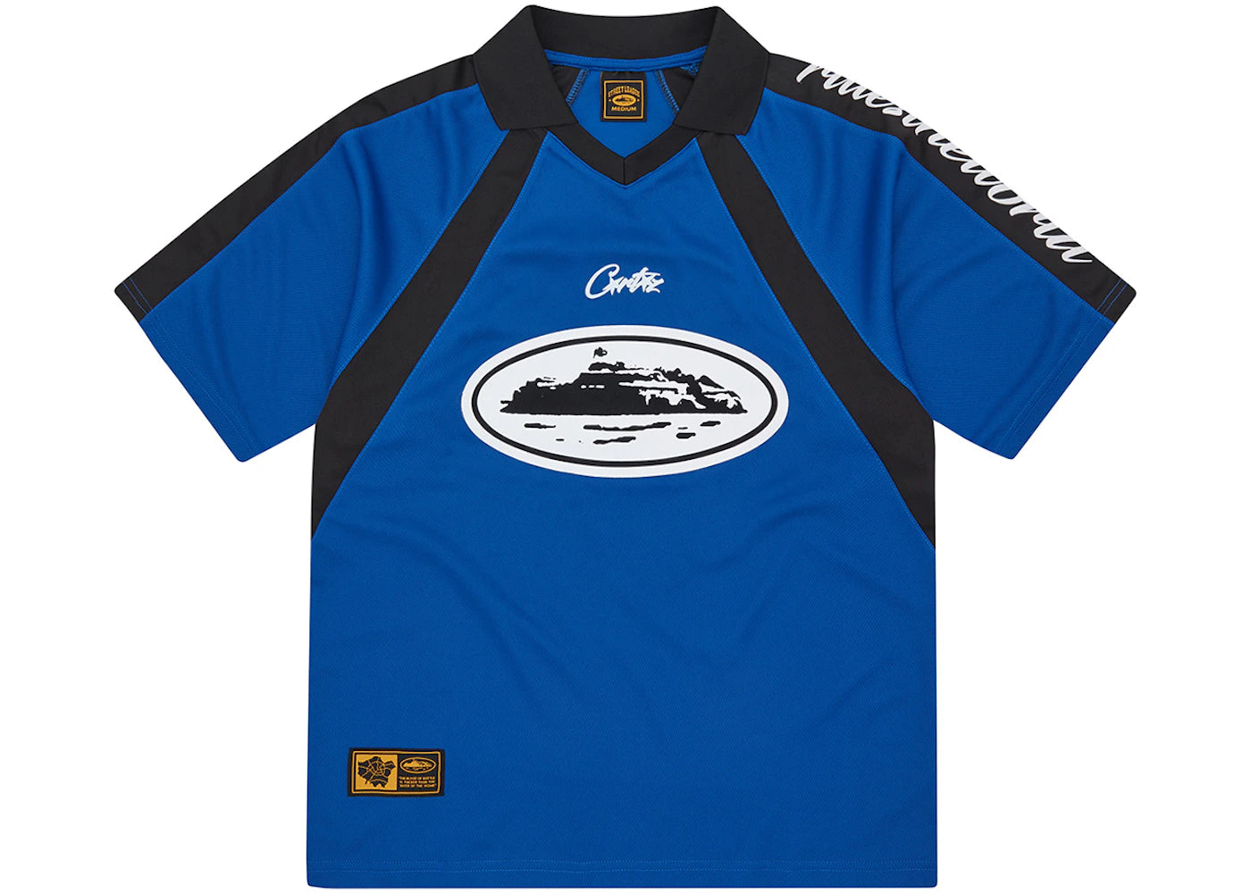 Corteiz Alcatraz Football Jersey Navy