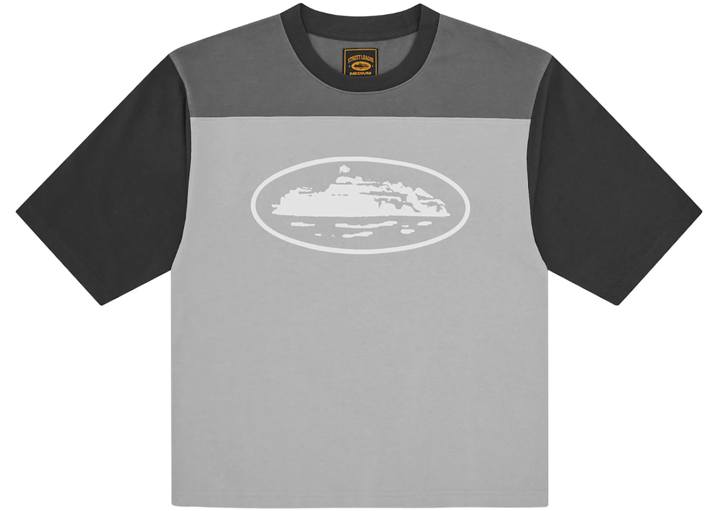 Corteiz Alcatraz Heavyweight Varsity Jersey Grey