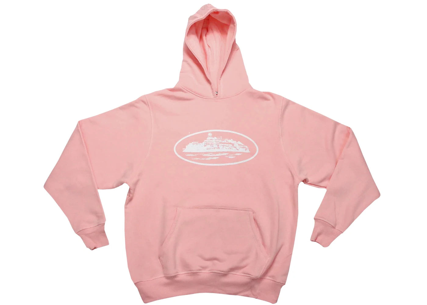Corteiz Alcatraz Hoodie Baby Pink
