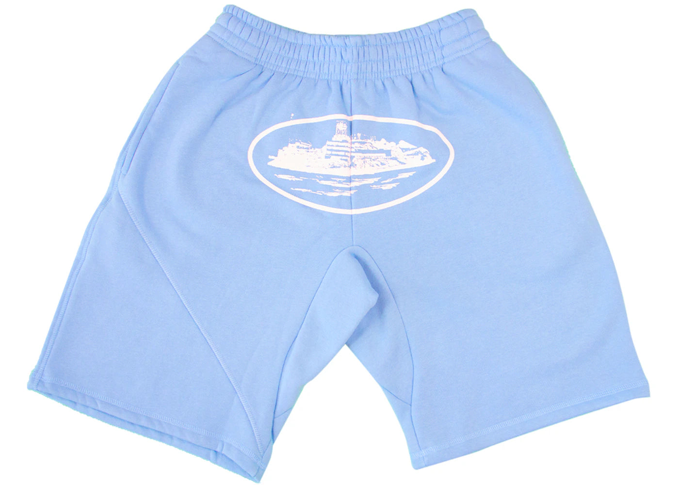 Corteiz Alcatraz Shorts Baby Blue