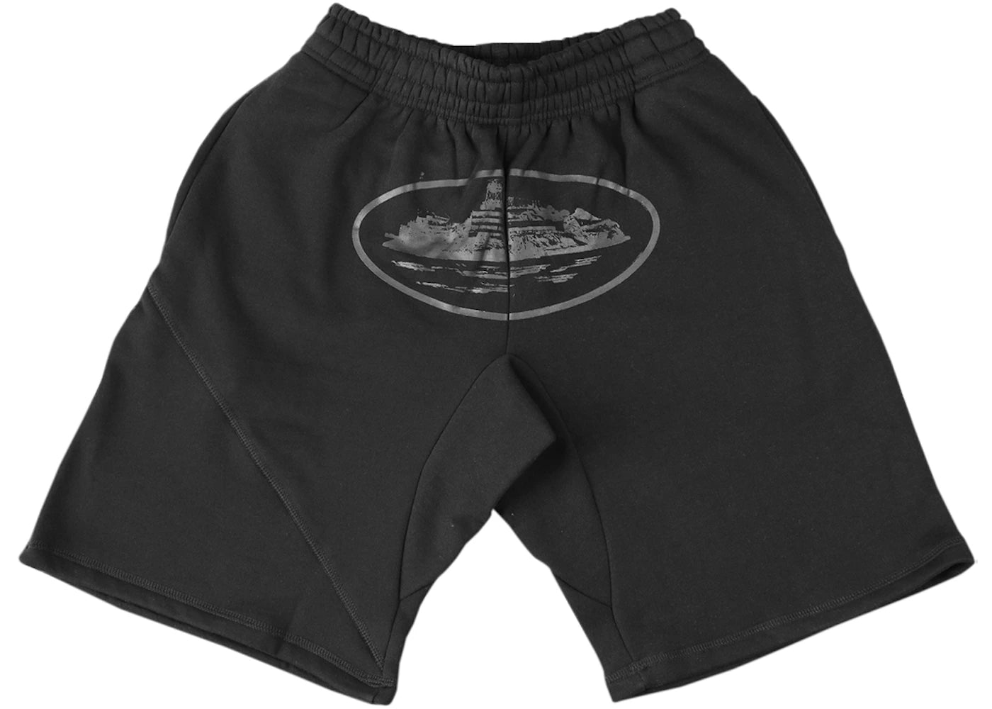 Corteiz Alcatraz Shorts Triple Black