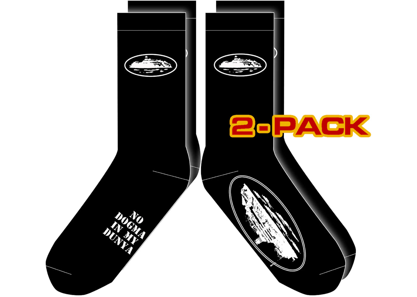 Corteiz Alcatraz Socks Black