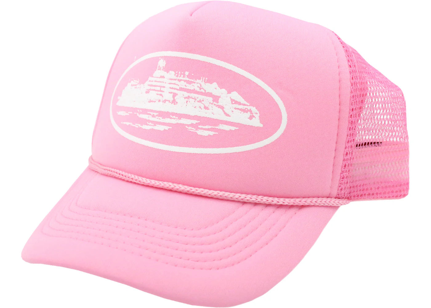 Corteiz Alcatraz Trucker Hat Pink