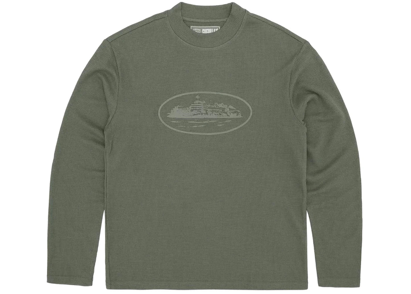 Corteiz Alcatraz Waffle Longsleeve Tonal Khaki