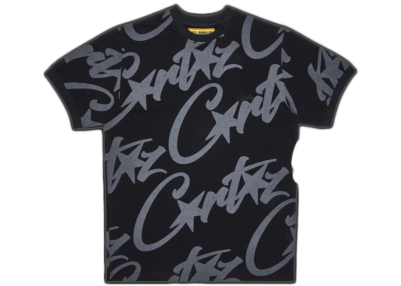 Corteiz Allstarz Allover T-Shirt Black