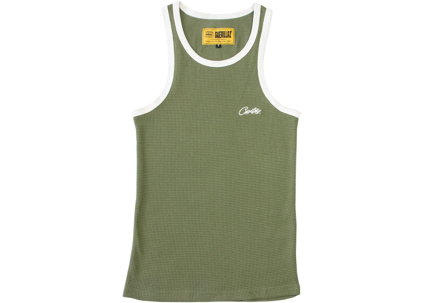 Corteiz Allstarz Contrast Vest Khaki Green