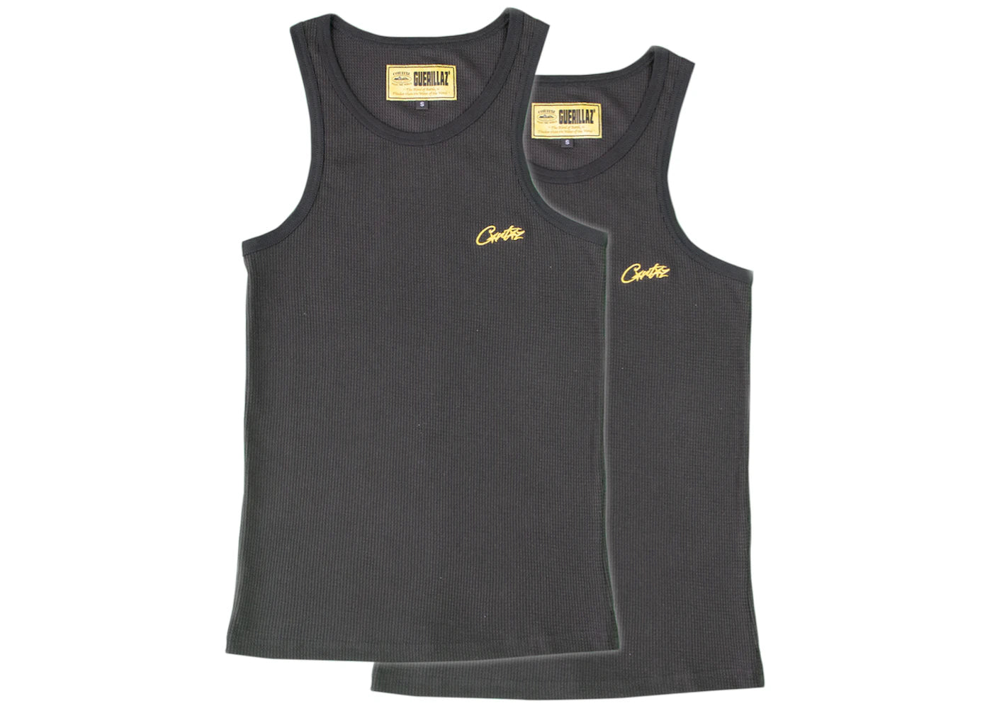 Corteiz Allstarz Essential Vest (2 Pack) Black