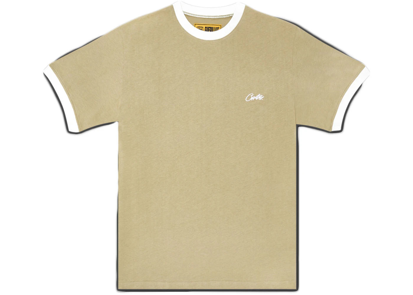 Corteiz Allstarz Ribbed T-Shirt Light Khaki