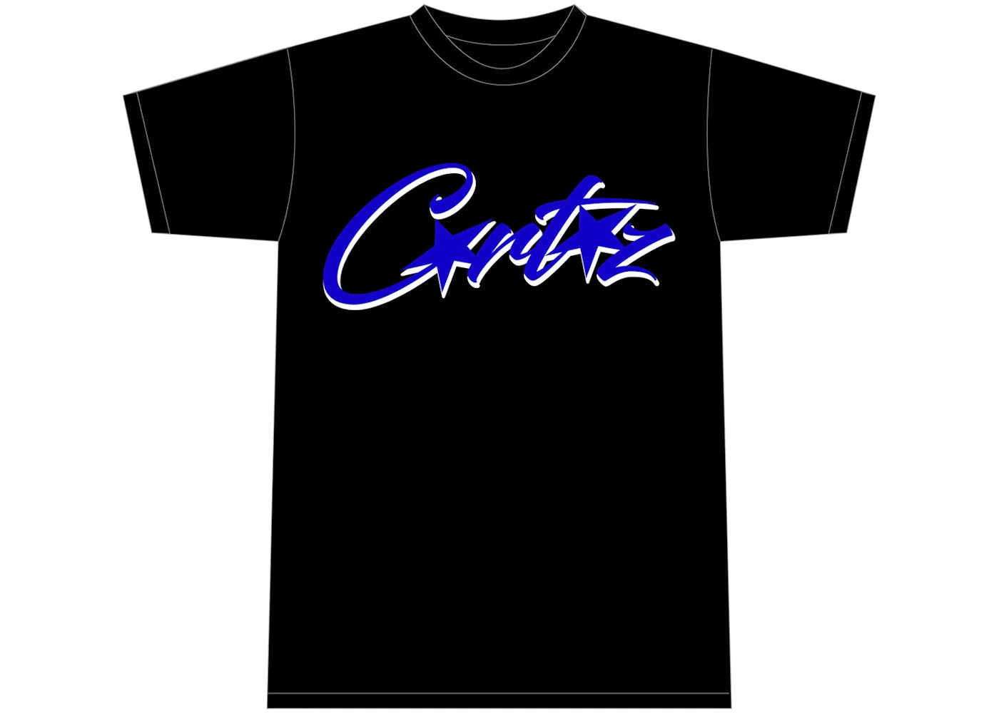 Corteiz Allstarz T-shirt Black/Blue