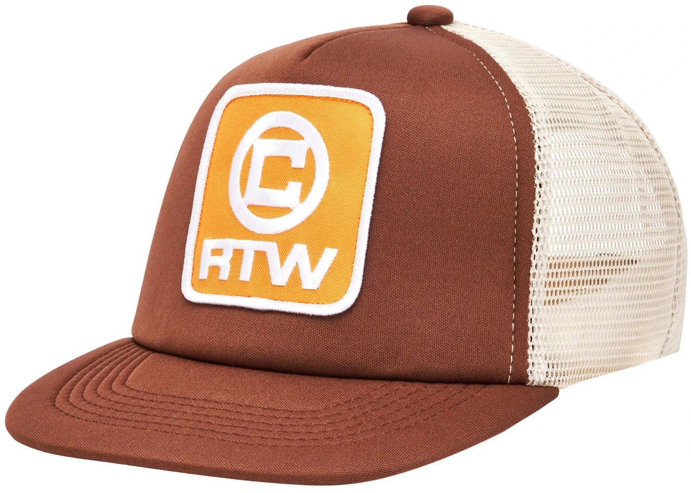 Corteiz Box Trucker Hat Brown