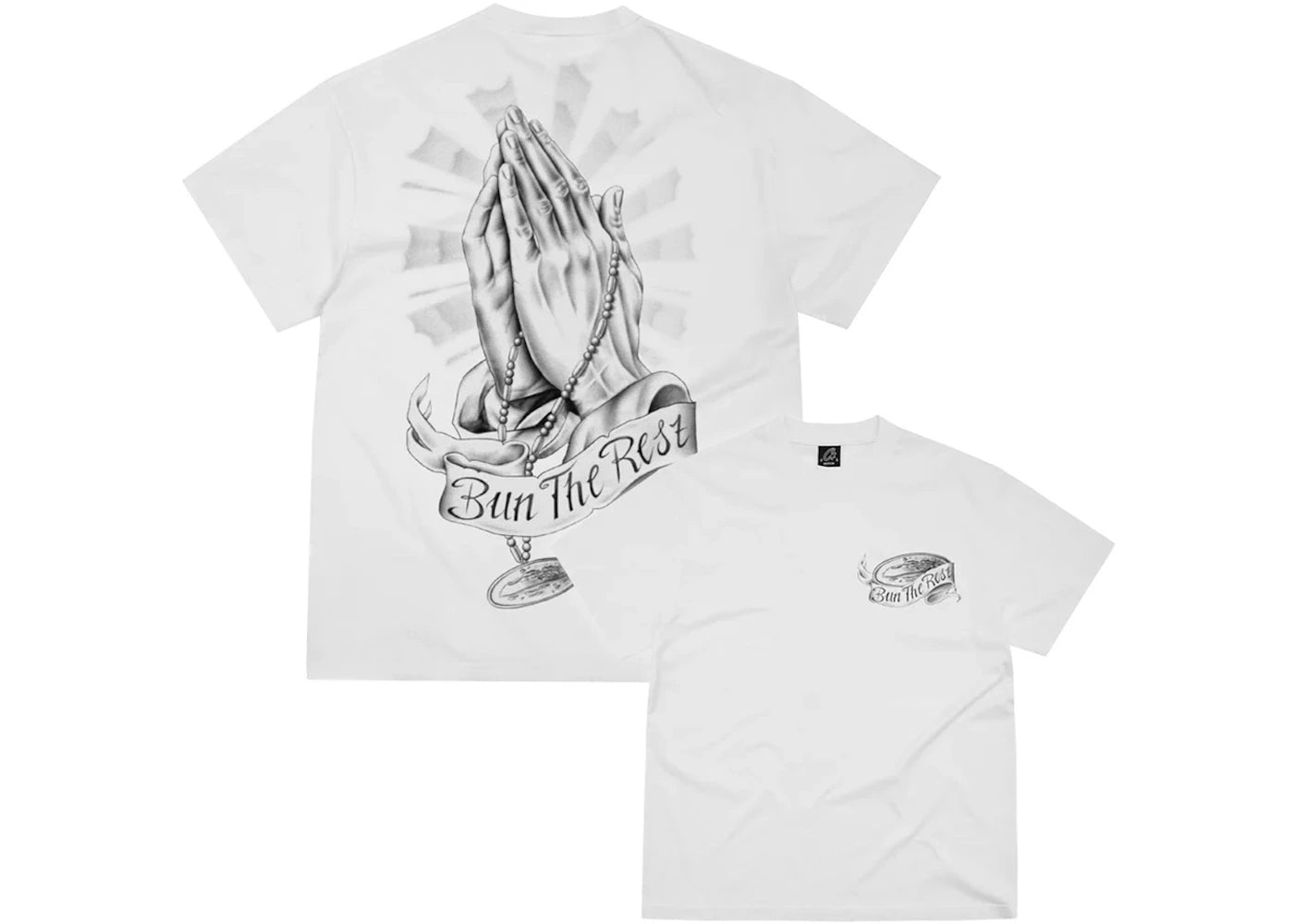 Corteiz Bun The Rest Prayer Tee White