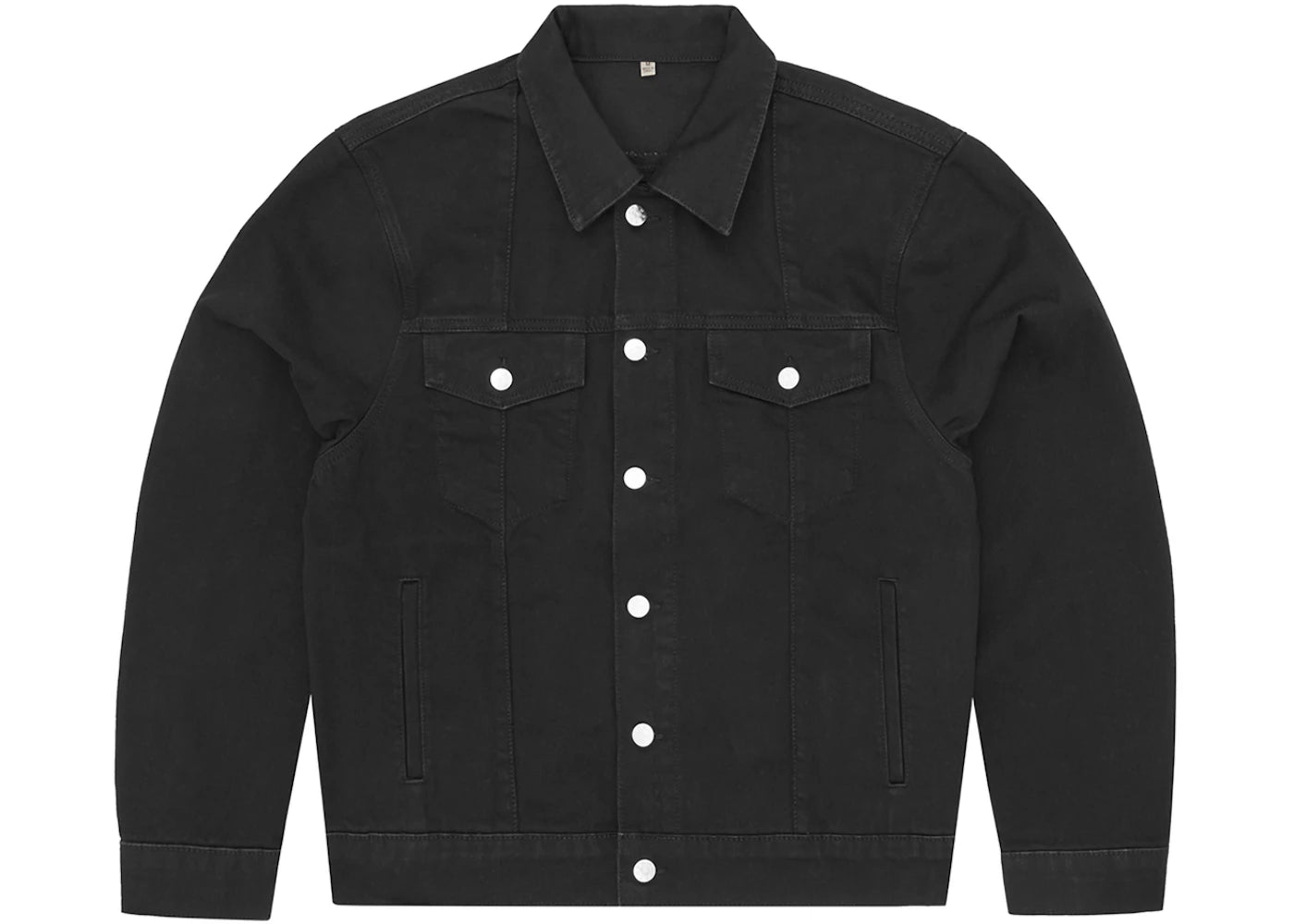 Corteiz C-Star Stitch-Down Denim Jacket Triple Black