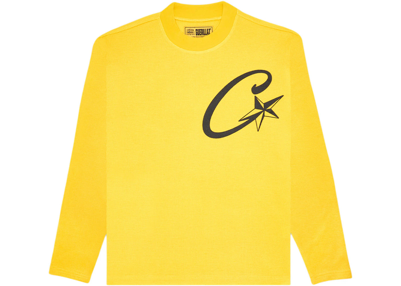 Corteiz C Starz Waffle L/S T-shirt Yellow