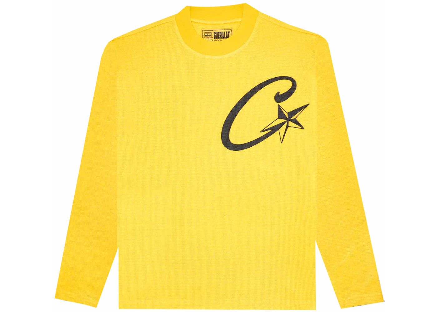 Corteiz C Starz Waffle LS Tee Yellow