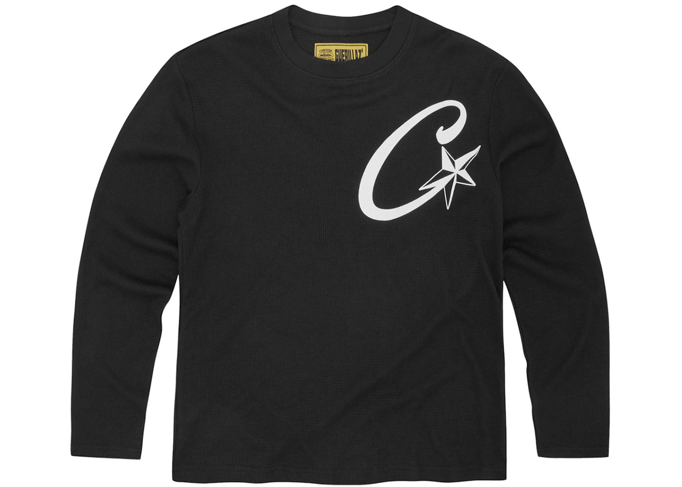 Corteiz C Starz Waffle Longsleeve Black