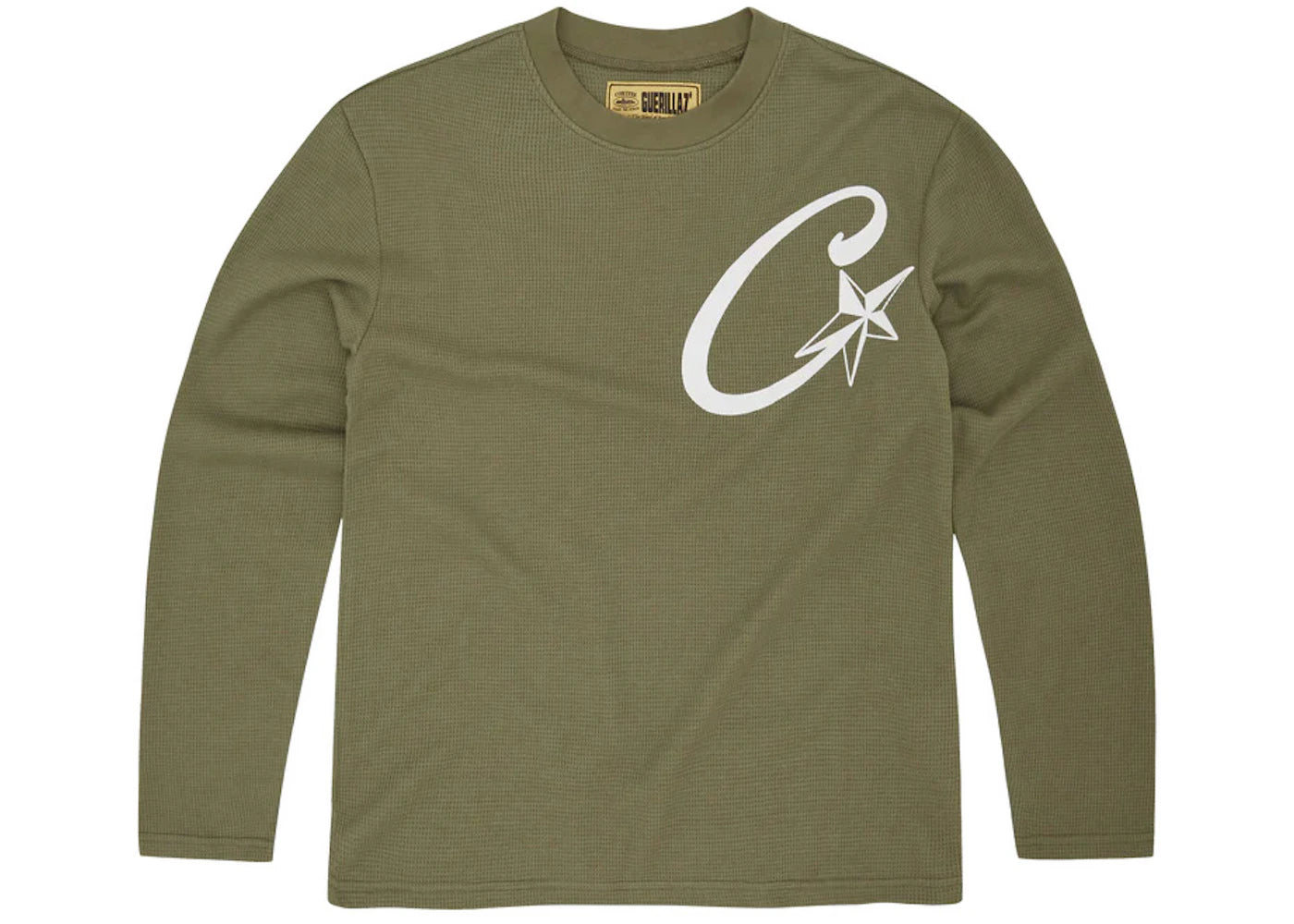 Corteiz C Starz Waffle Longsleeve Khaki