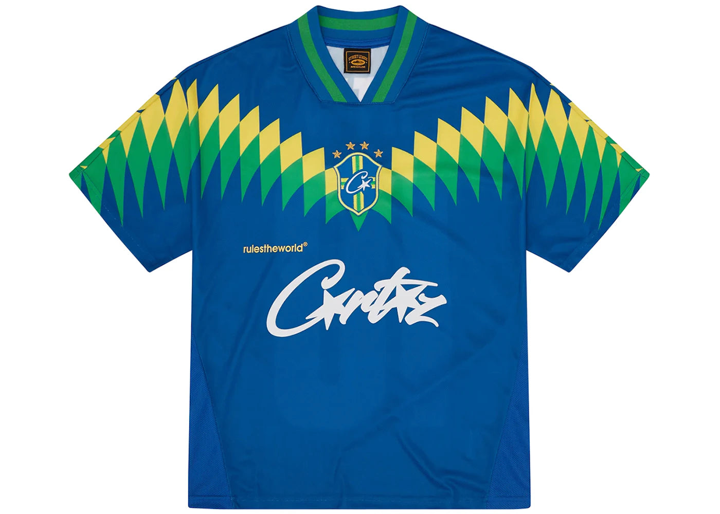Corteiz Club America Brasil Jersey Blue