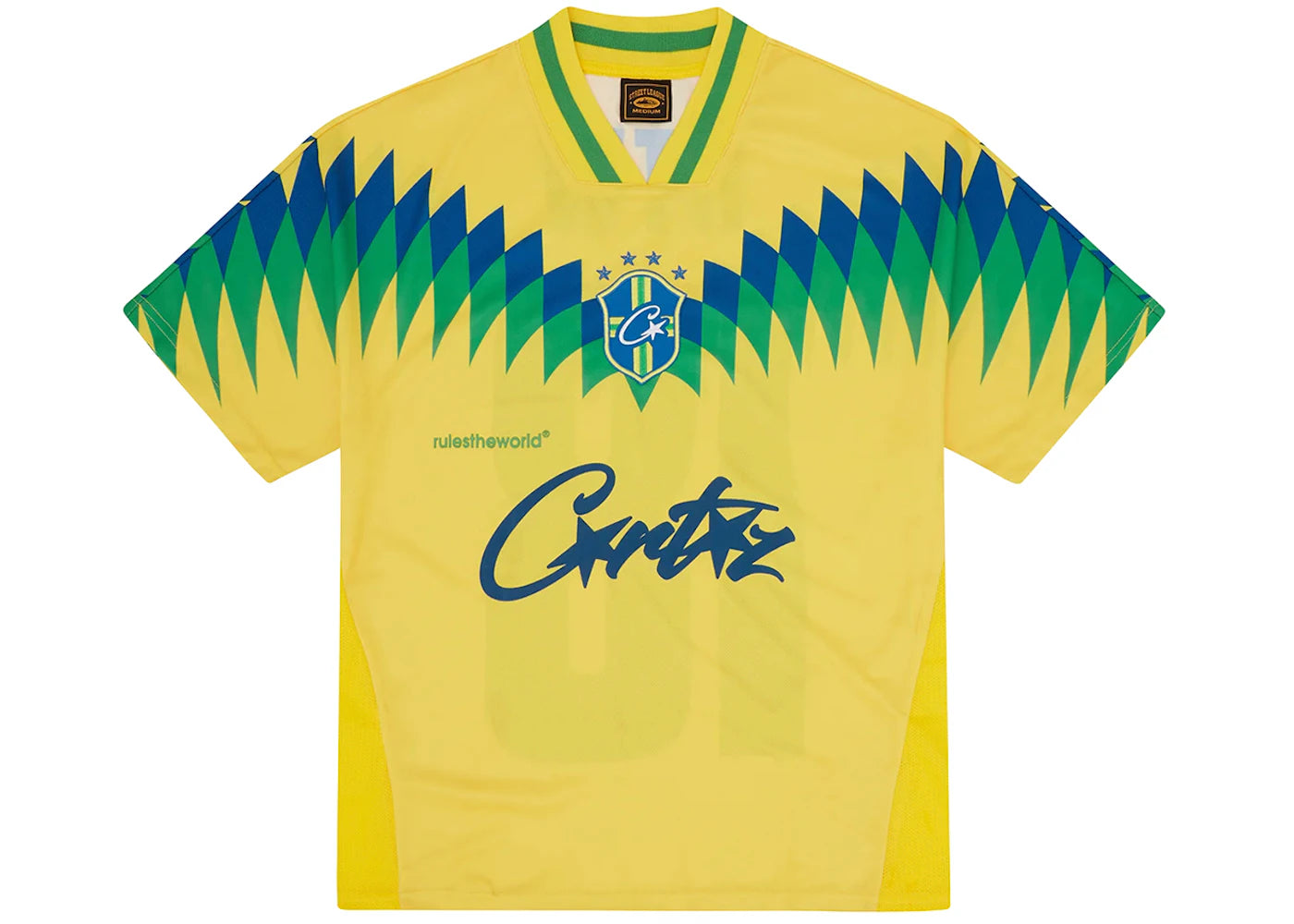 Corteiz Club America Brasil Jersey Yellow