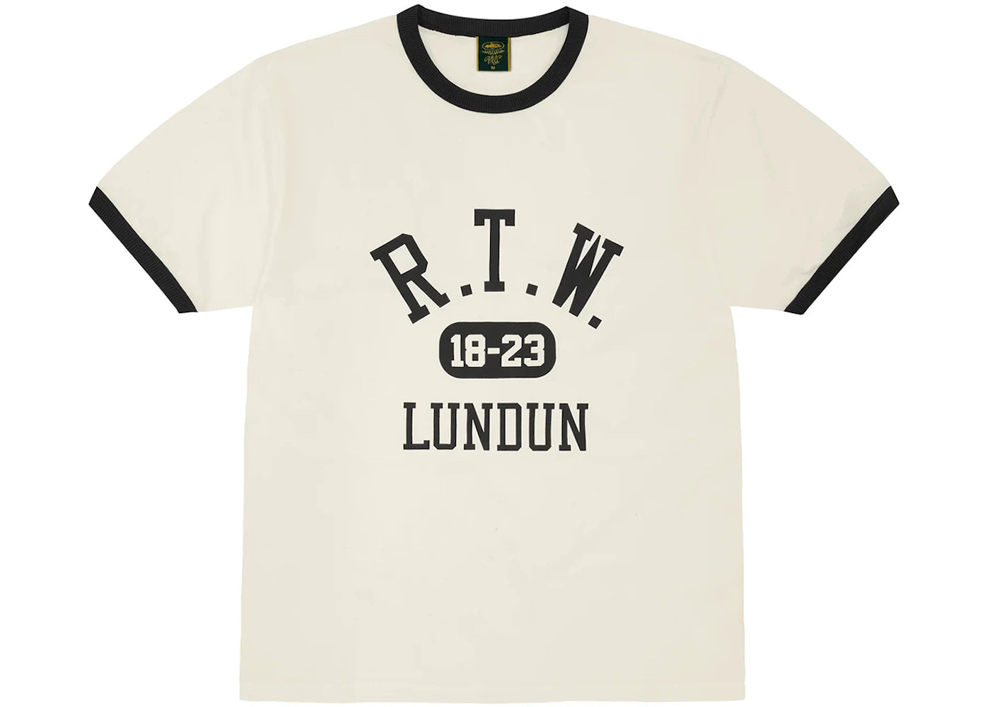 Corteiz College Ringer Tee Off White