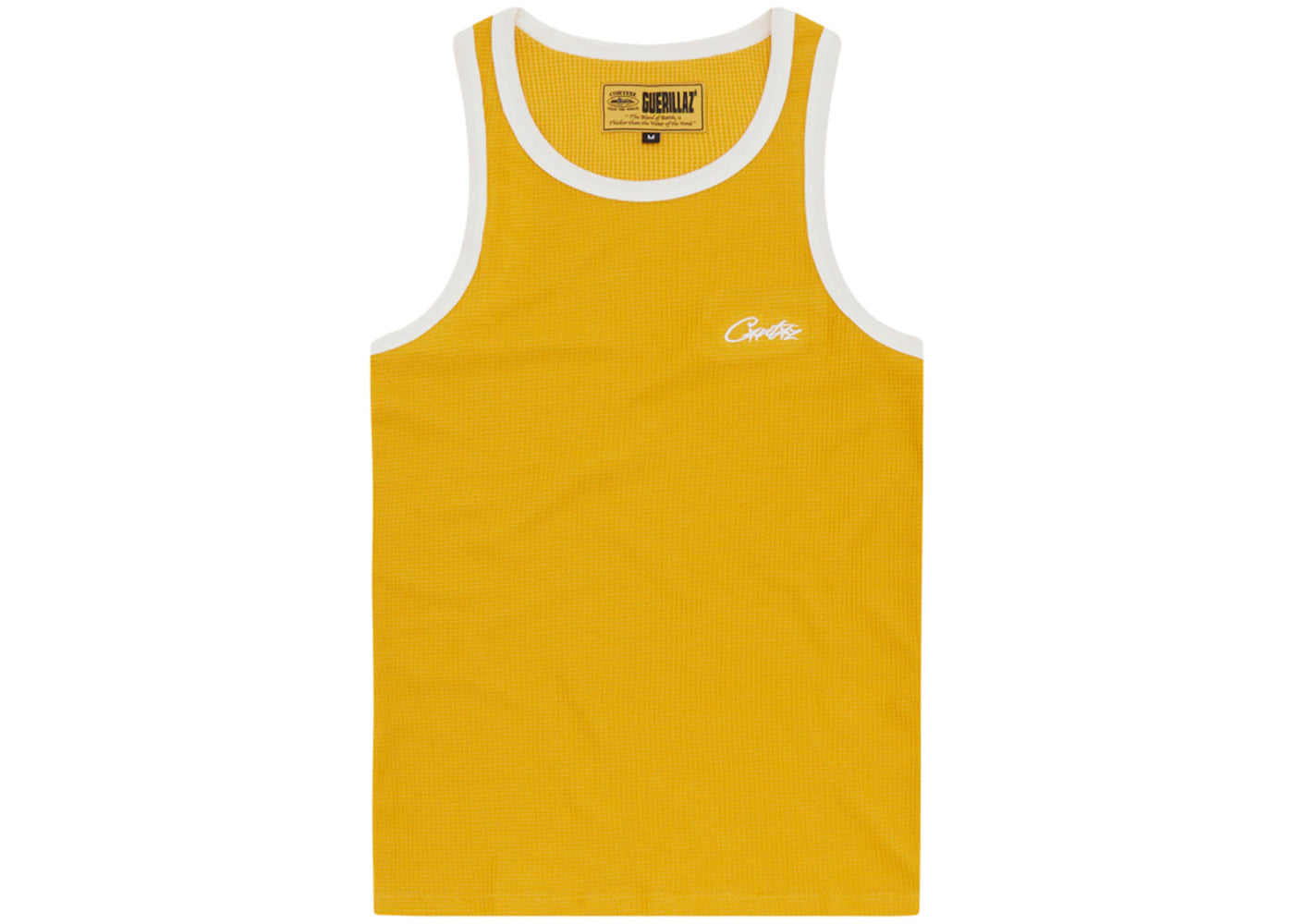 Corteiz Contrast Allstarz Tank Top Yellow