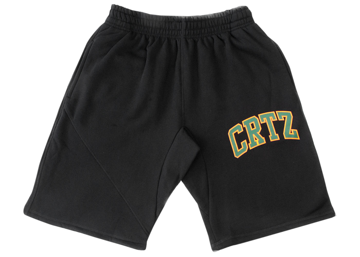 Corteiz Crtz Dropout Shorts Black/Green