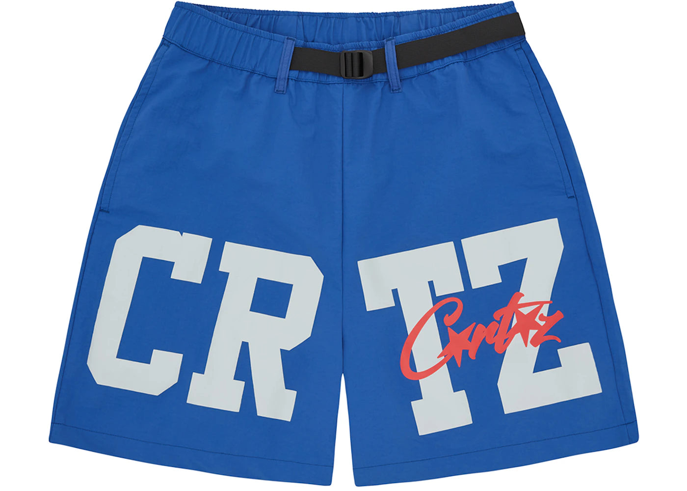 Corteiz Crtz Nylon Shorts Royal Blue