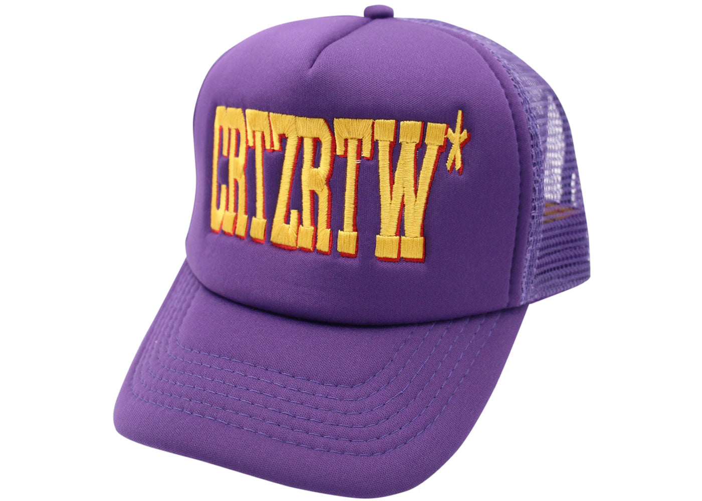 Corteiz Cultfiction Trucker Hat Purple