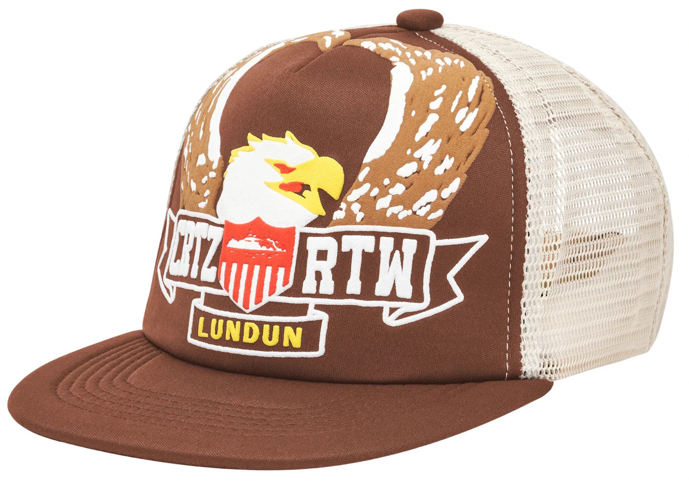 Corteiz Dipset Trucker Hat Brown